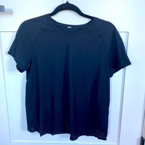 Lululemon Training/Yoga T-Shirt With Crossed Back